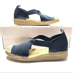 NEW Taryn Rose Blue Espadrilles Sandals